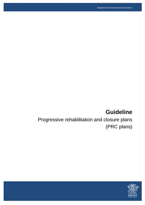 qld prc|qld prcp guideline.